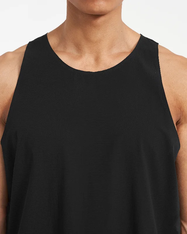 247 Singlet - Jet Black