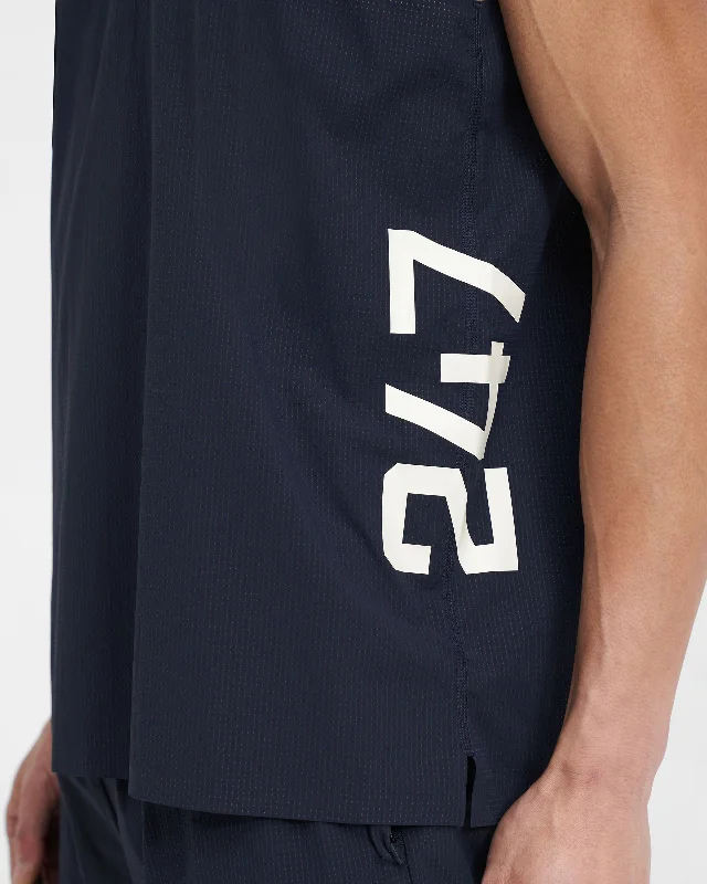 247 Singlet - Navy