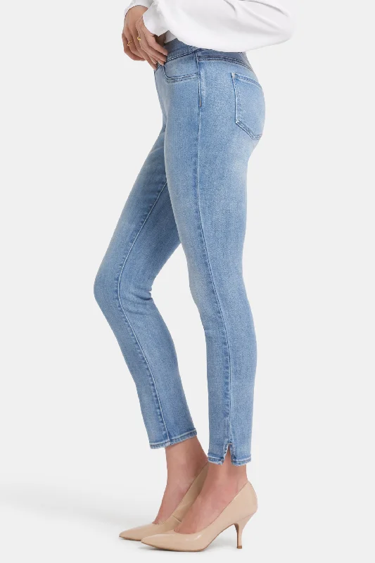 Alina Legging Pull-On Jeans - Blue Valley