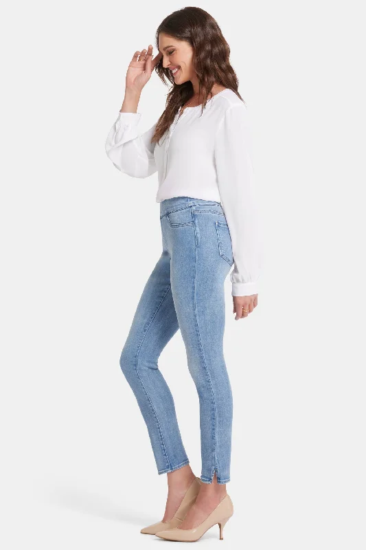 Alina Legging Pull-On Jeans - Blue Valley