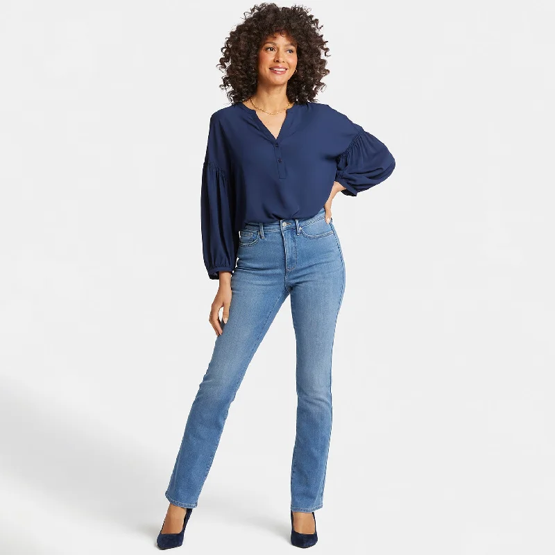 Billie Mini Bootcut Jeans - Water Canyon