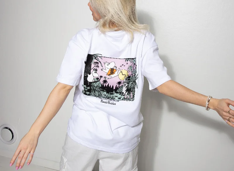 T-Shirt Moomin Jungle - White