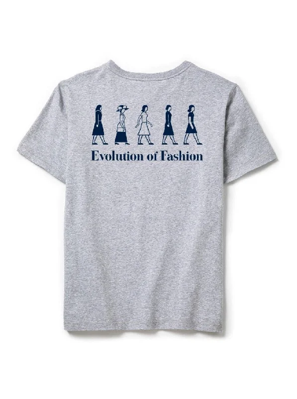 Women's Evolution 3D Logo T-shirt - Grey