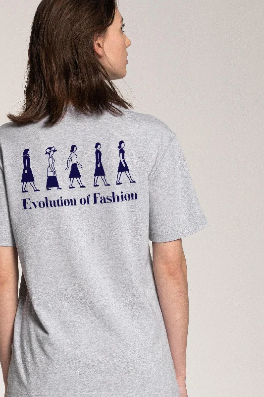 Women's Evolution 3D Logo T-shirt - Grey