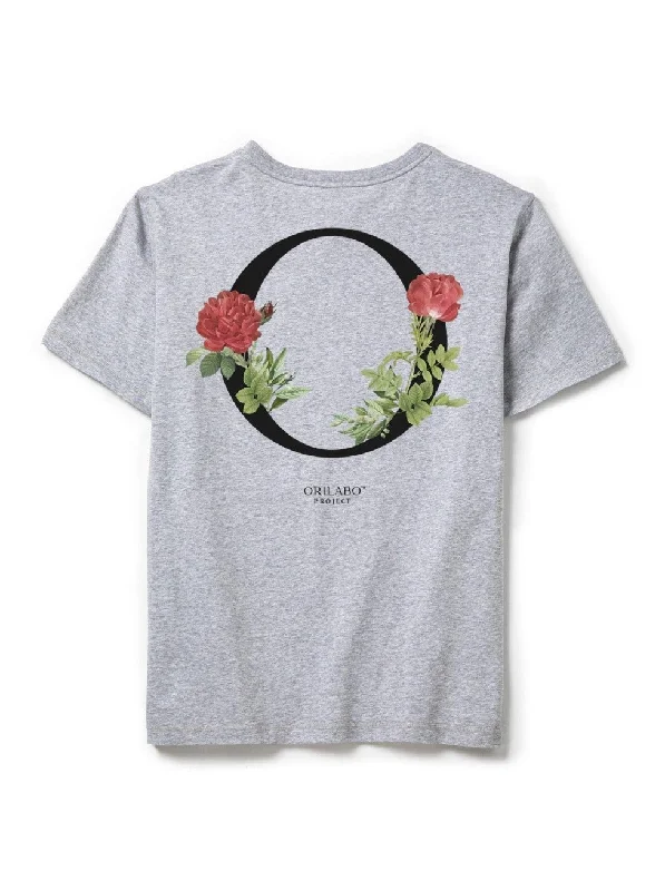 Women's O-Roses T-shirt - Grey