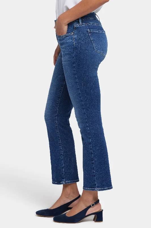 Marilyn Straight Ankle Jeans - Laguna Wave