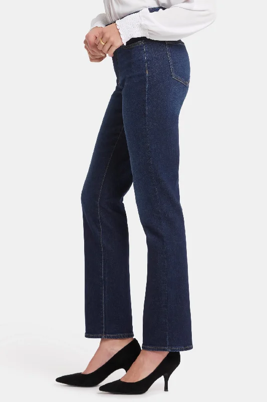 Marilyn Straight Jeans In Long Inseam - River Bridge