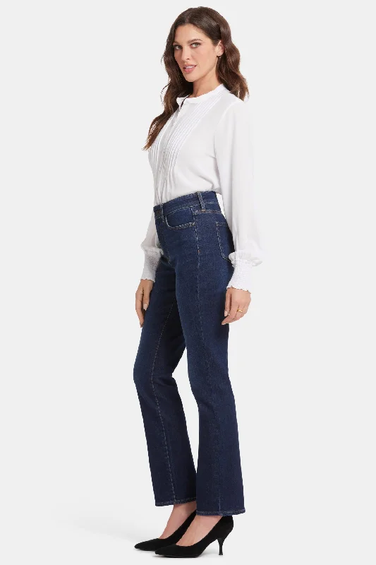 Marilyn Straight Jeans In Long Inseam - River Bridge