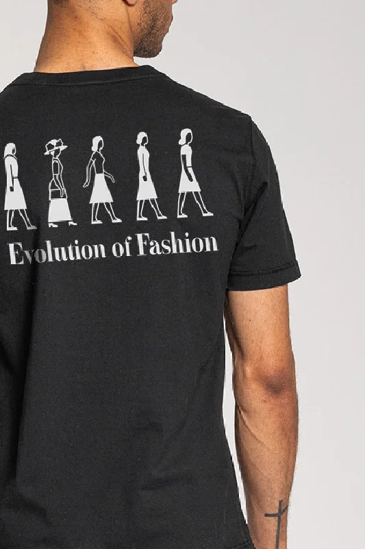 Men's Evolution 3D Logo T-shirt - Black