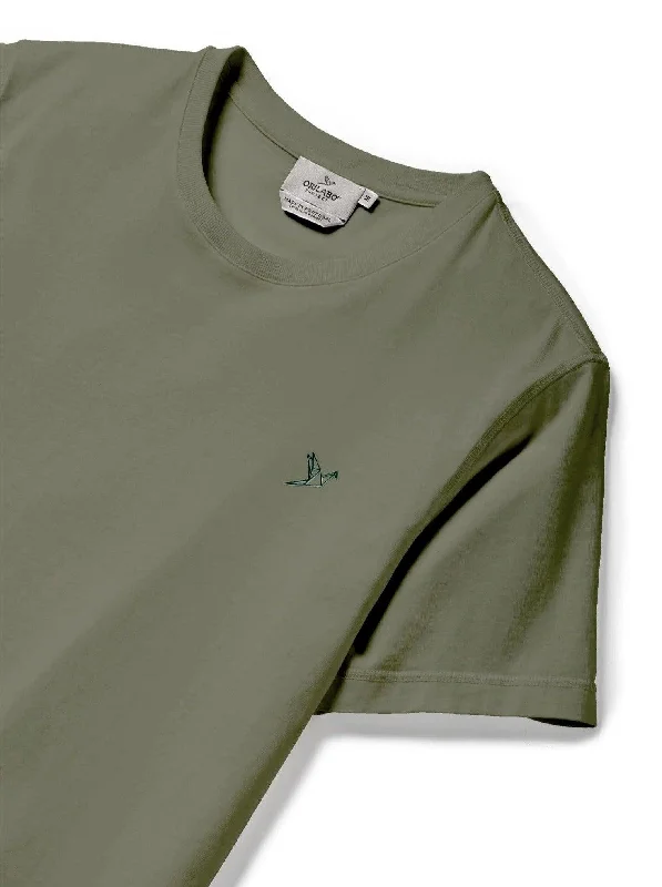 Men's Small Logo T-shirt - Olive