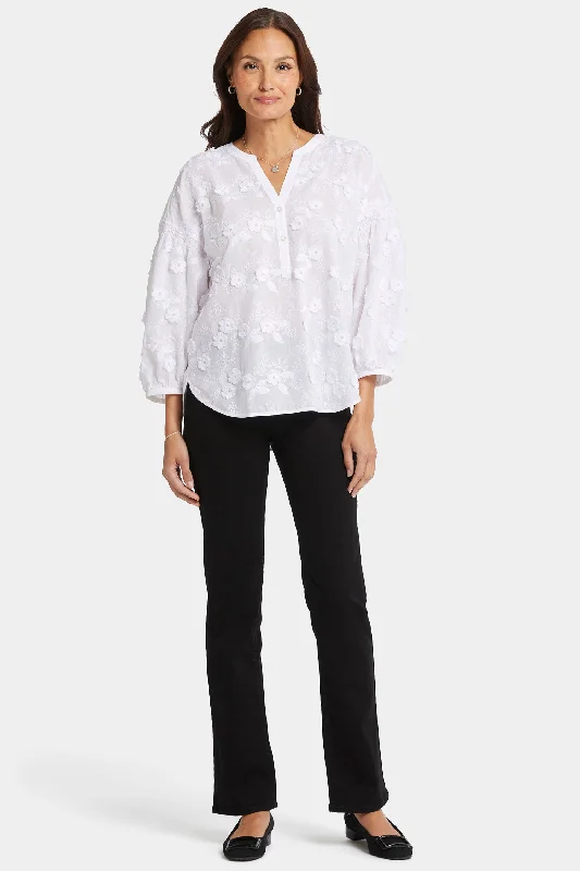 Paulina Peasant Blouse - Optic White