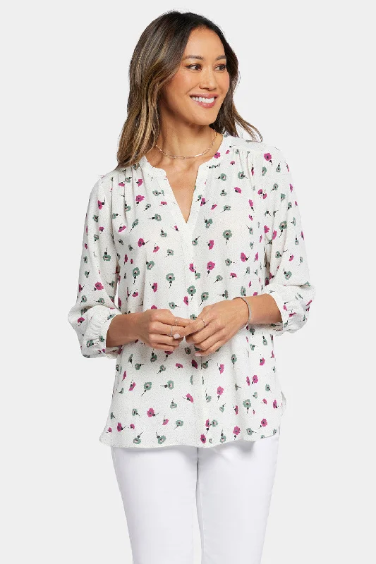 Pintuck Blouse - Leonida