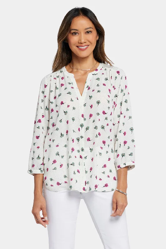 Pintuck Blouse - Leonida