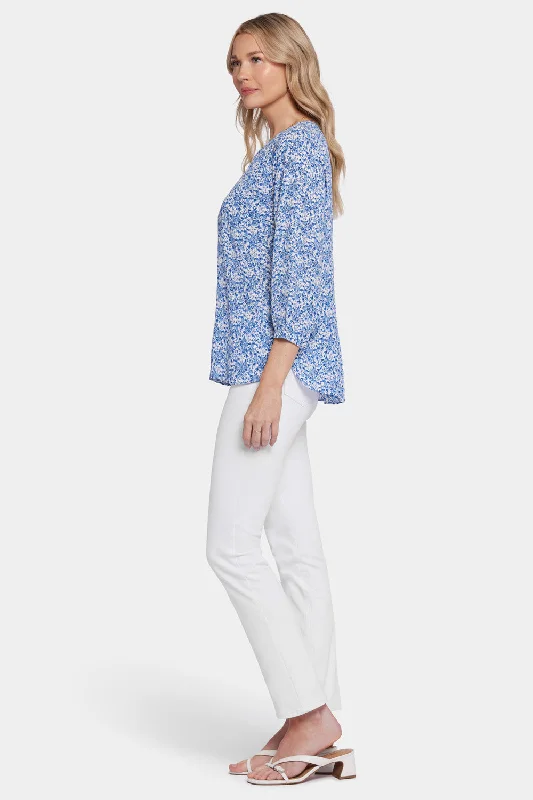 Pintuck Blouse - Olenia