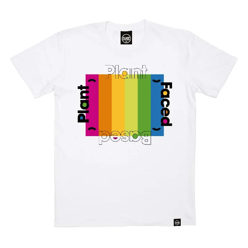 Plant Based Rainbow Tee - White