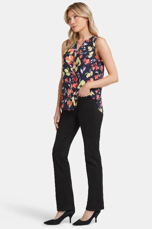 Sleeveless Pintuck Blouse  - Isla Blooms