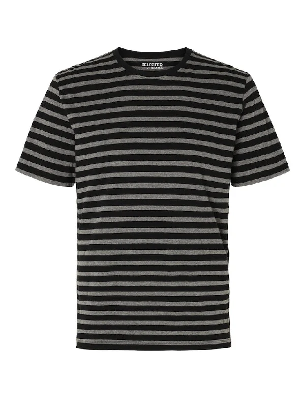 Selected Homme Aspen - Stribet T-shirt