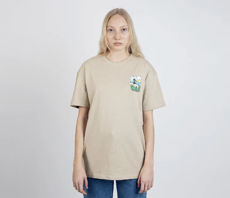 Snufkin Fishing T-Shirt Unisex - Light Sand