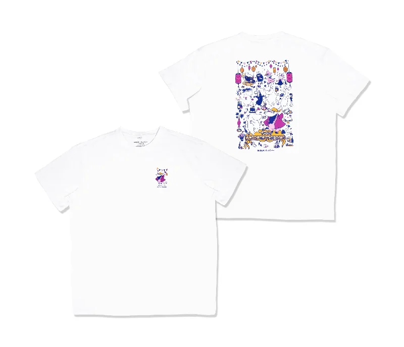 T-Shirt Moomintroll Party - White