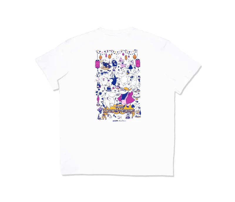 T-Shirt Moomintroll Party - White