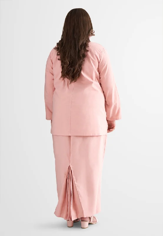 Zaheera Mix-N-Match Plain Kurung Top - Pink