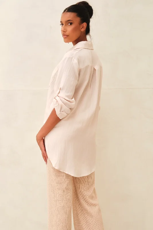 Azure Oversized Shirt Cream