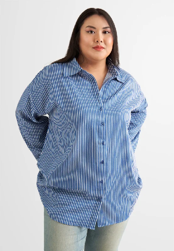 Blanca Stripes Button Long Sleeve Shirt