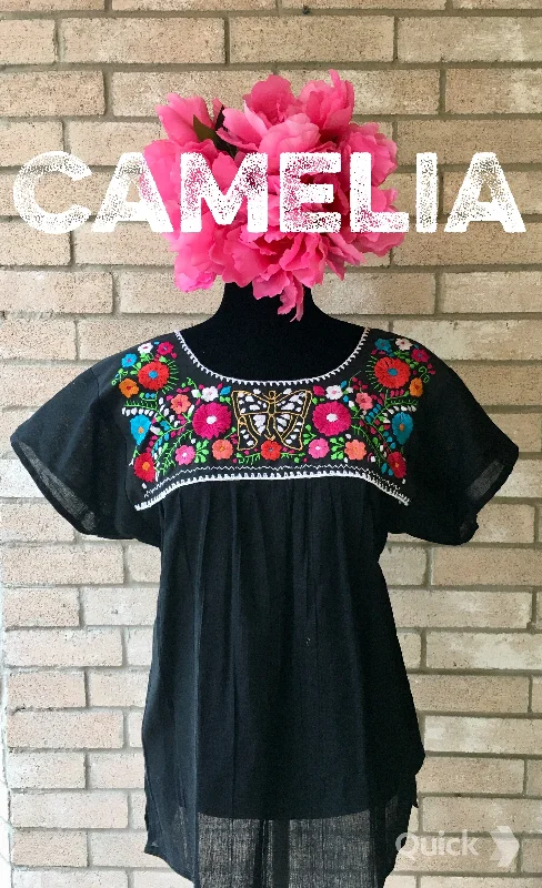 Boho Peasant Mexican Blouse