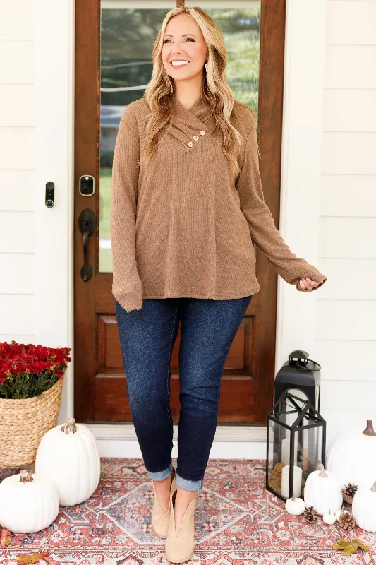 Coffee Eyes Sweater, Mocha