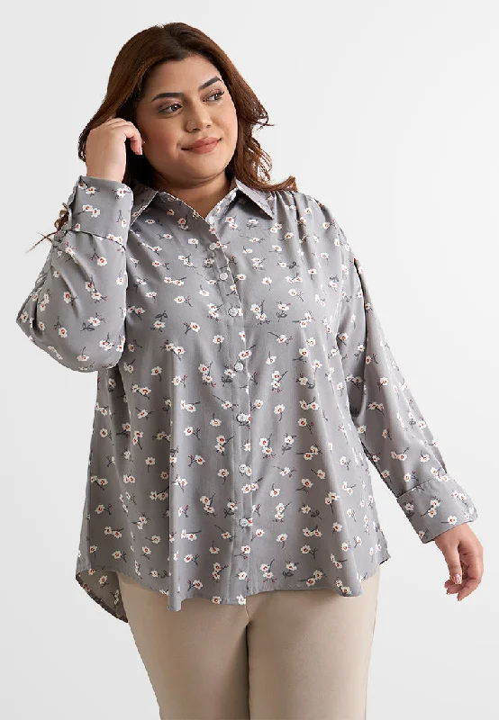 Percy Printed Basic Button Shirt