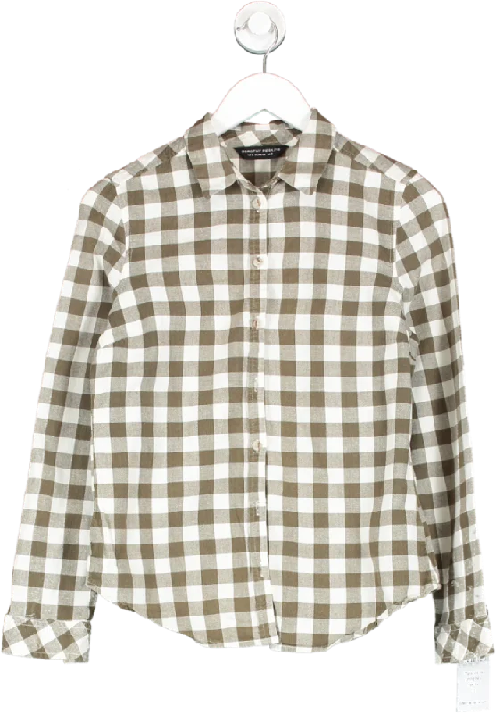 dorothy perkins Brown Checked Shirt UK 12