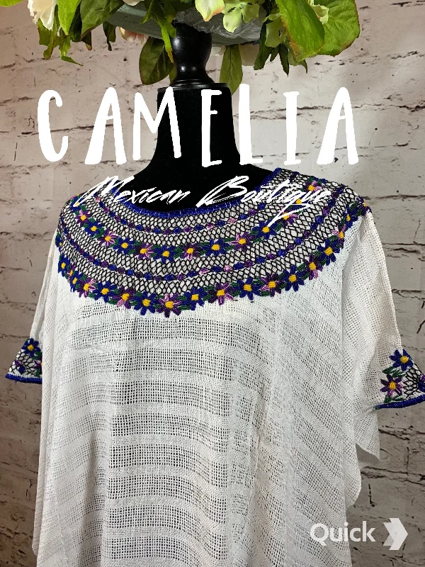 Guatemalan Huipil Blouse Cover Up