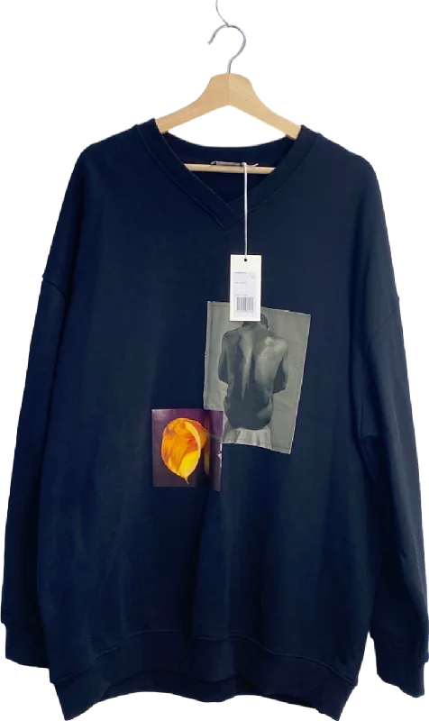 Honey Fucking Dijon Black Mapplethorpe Print Sweatshirt UK XL