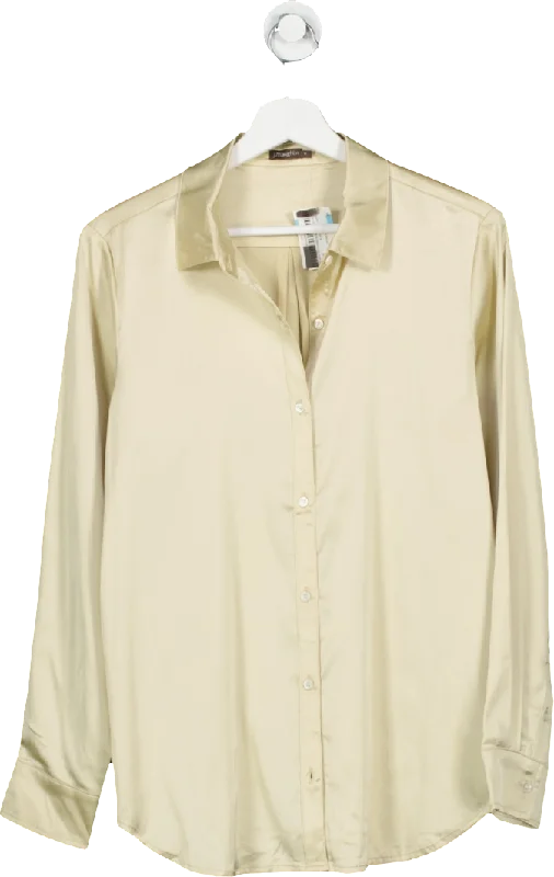 J McLaughlin Beige Denver Blouse UK M