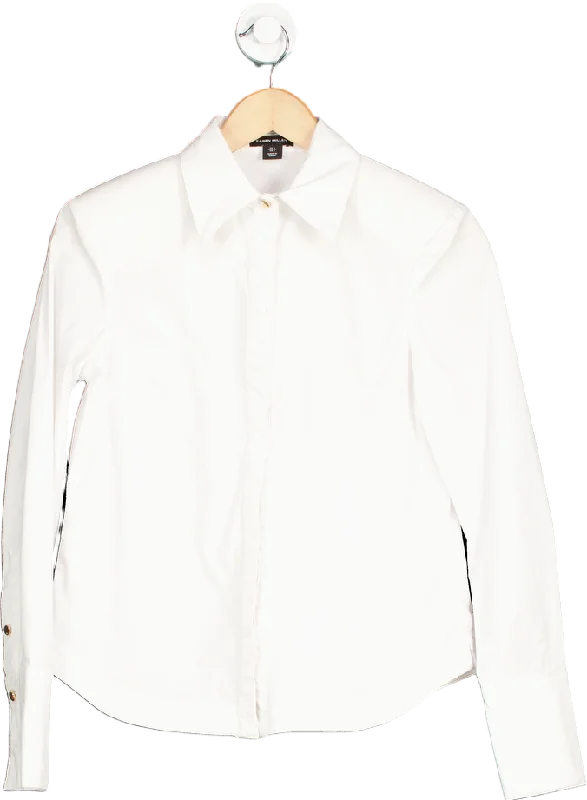 Karen Millen White Slim Fit Shirt UK 6