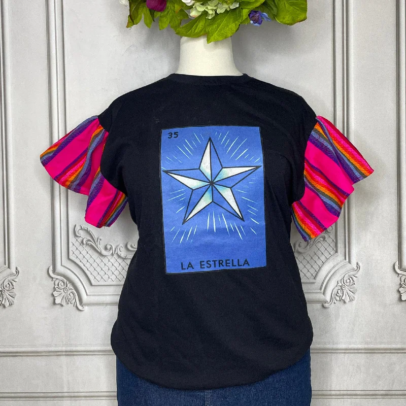 Loteria T-Shirt Cambaya Sleeve - LA ESTRELLA