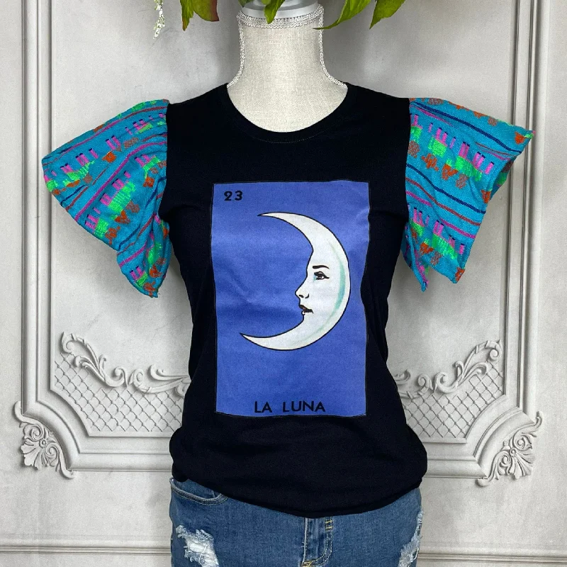 Loteria T-Shirt Cambaya Sleeve - LA LUNA