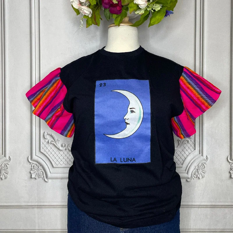 Loteria T-Shirt Cambaya Sleeve - LA LUNA