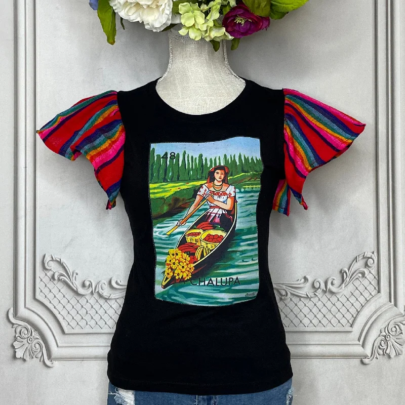 Loteria T-Shirt Cambaya Sleeve -  LA CHALUPA