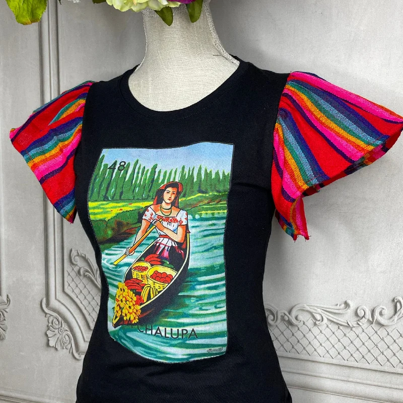 Loteria T-Shirt Cambaya Sleeve -  LA CHALUPA