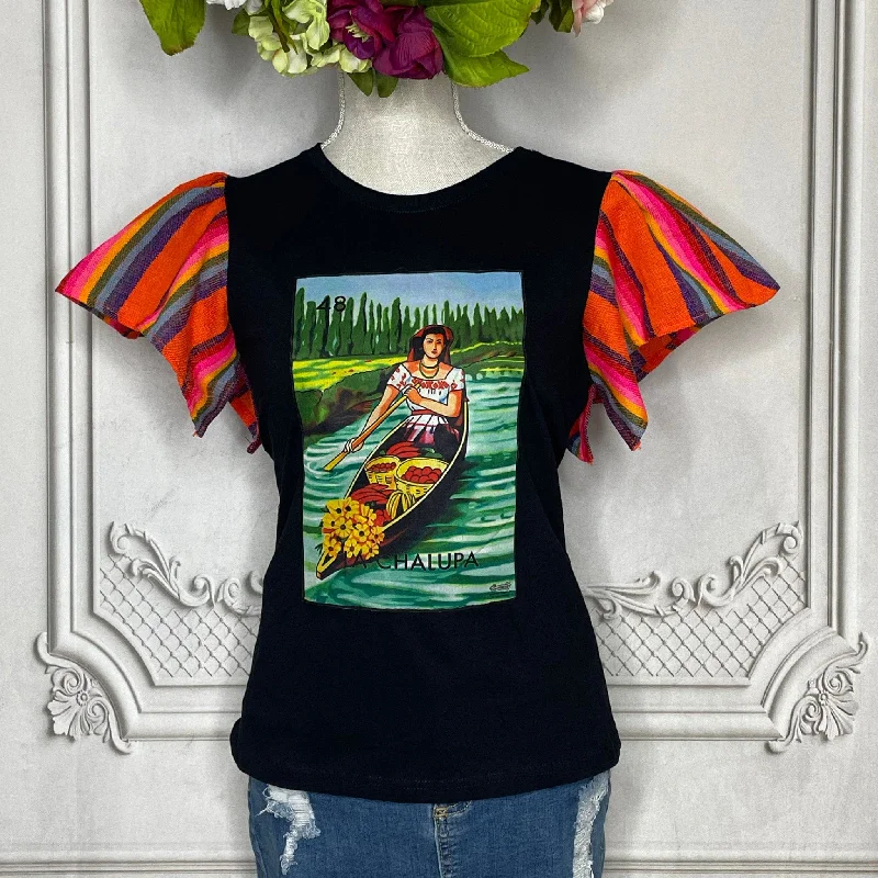 Loteria T-Shirt Cambaya Sleeve -  LA CHALUPA