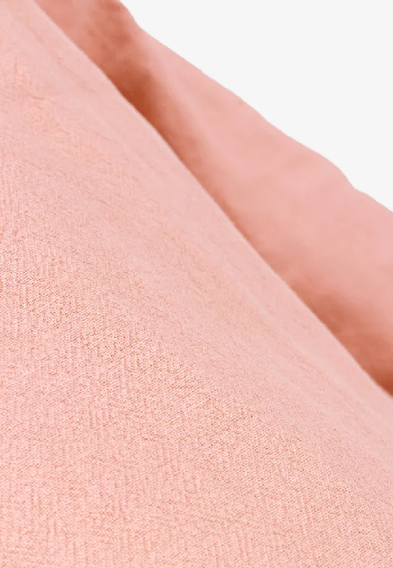 Tranquil Linen Simple Top - Peach