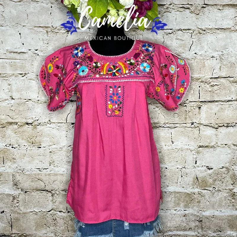 Puebla Mexican Blouse - Layered Sleeve