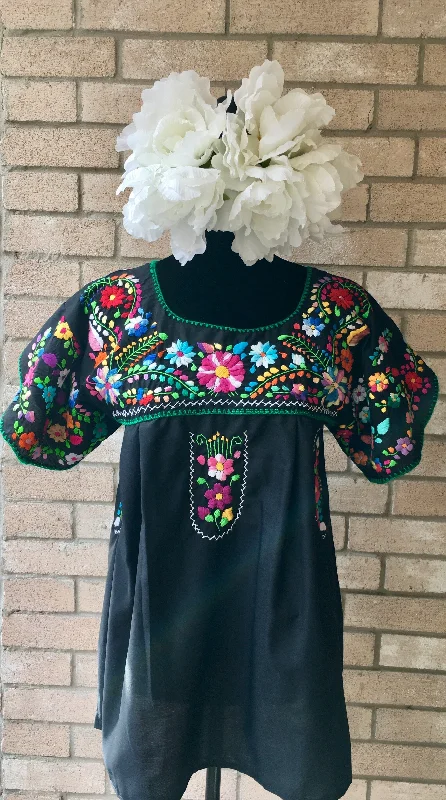 Puebla Mexican Blouse - Layered Sleeve