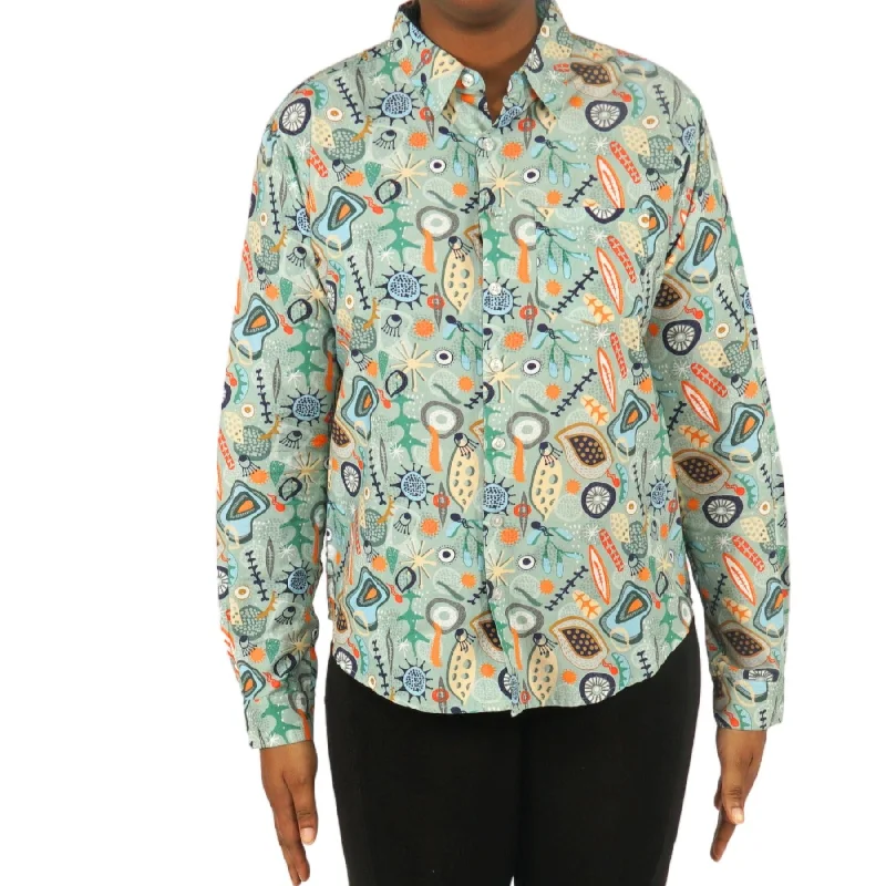 Mid-Century Microbes Button-Up Shirt [FINAL SALE]