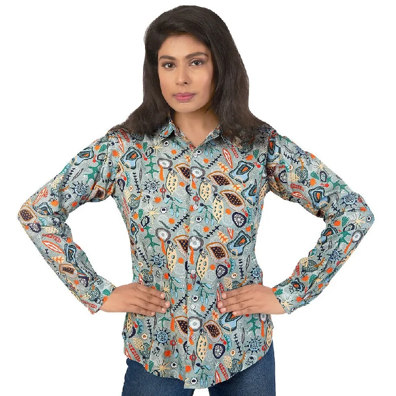 Mid-Century Microbes Button-Up Shirt [FINAL SALE]