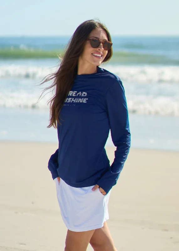 Navy Spread Sunshine Unisex Performance Shirt