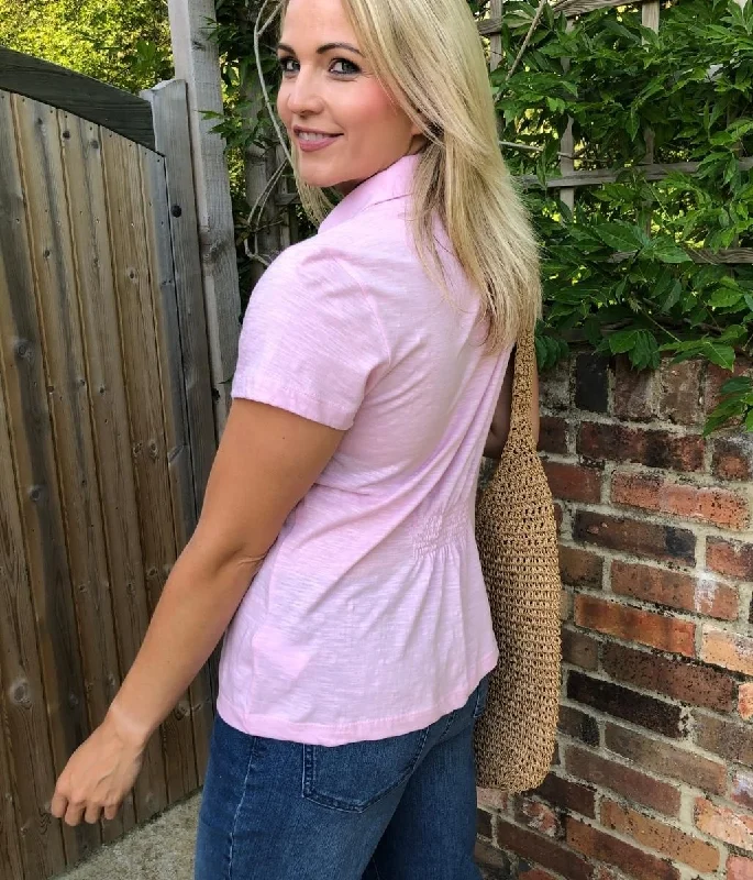 Pink Cotton Jersey Shirt