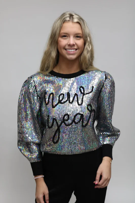 Queen of Sparkles New Year Same Queen Sweater