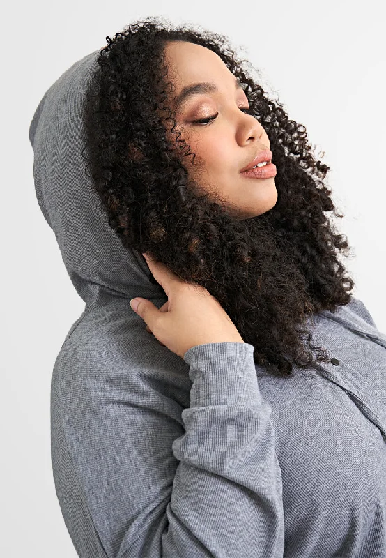 Hayden Soft Comfort Ribbed Hoodie